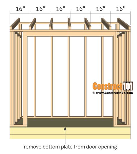 Lean To Shed Plans 4x8 Step By Step Plans Construct101