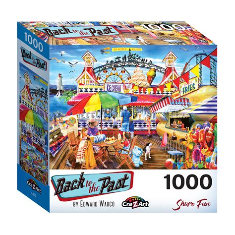 Roseart Back To The Past 1000 Piece Jigsaw Puzzle Shore Fun Cra Z
