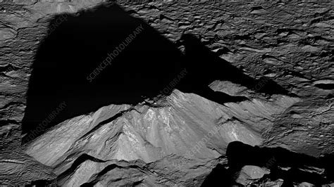 Central Peak Of Moons Tycho Crater Lro Image Stock Image C045