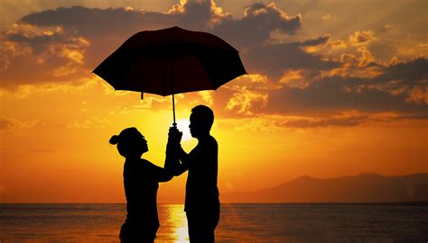 The Image Of Two People In Love At Sunset By Sasin Tipchai 500px