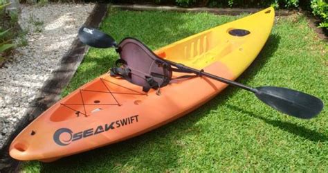 Seak Swift Kayak Carbon Fibre Paddle Seak Premium Seat Can Deliver