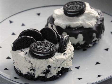 Verser la préparation dans le moule. Cheesecake aux Oreo© sans cuisson | Cheesecake oreo ...