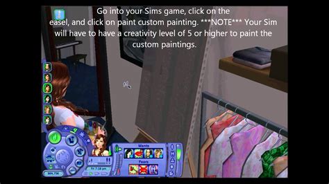 The Sims 2 Tutorial How To Make A Custom Painting Youtube