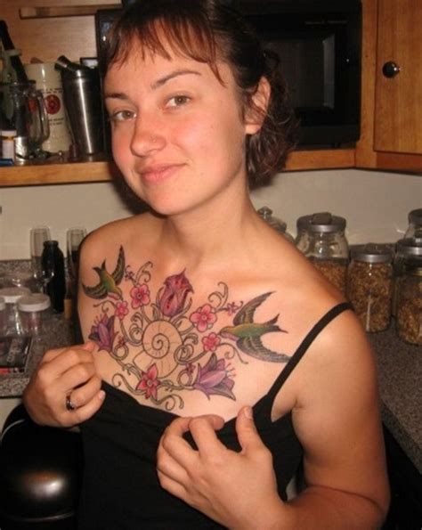 Women Chest Tattoos Designs Ideas Tattoo Art Design Chest Tattoos