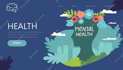 Premium Vector Mental Health Medical Treatment Vector Illustration