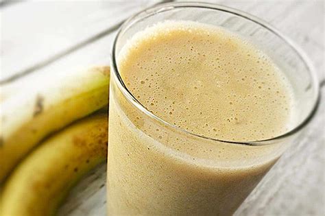 Peanut Butter And Banana Smoothie Recipe ForkingSpoon