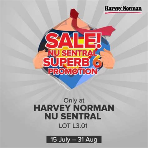 Online shopping is now made easy! Harvey Norman Nu Sentral 6th Anniversary Sale (15 July ...