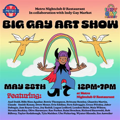 big gay art show — indy gay market