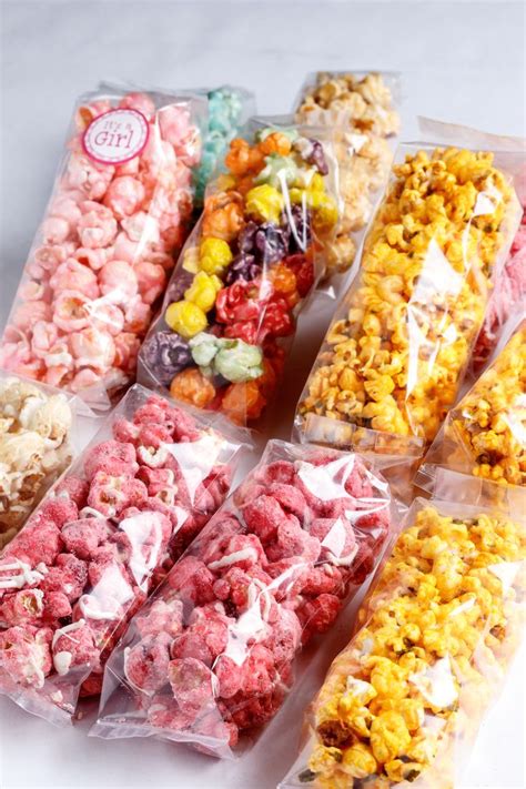 Popcorn Party Favor Bags Will Make Your Guests Smile A Variety Of