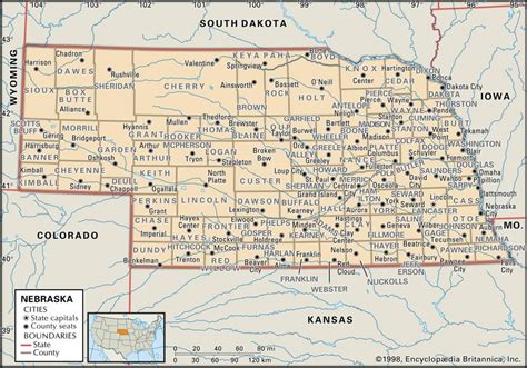 Nebraska County Maps Interactive History And Complete List