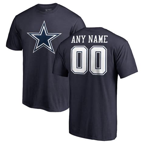 Pro Line By Fanatics Branded Dallas Cowboys Navy Personalized Name