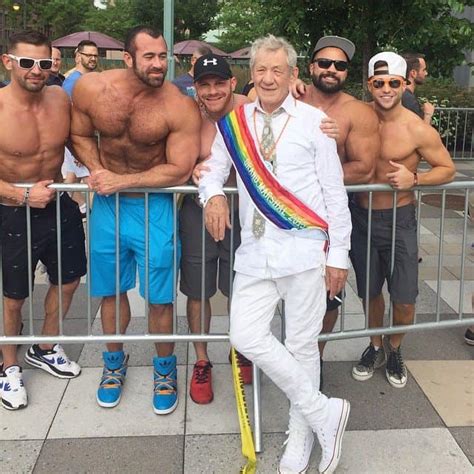 Ian Mckellen Is A Muscle Boy Magneto At Nyc Pride Photo Towleroad Gay News