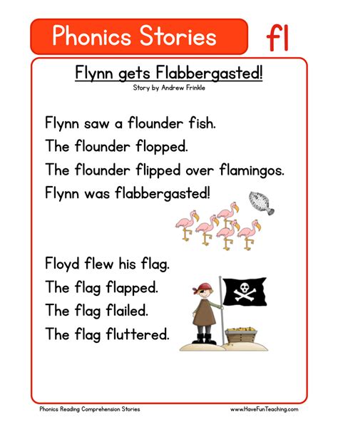Flynn Gets Flabbergasted Fl Phonics Stories Reading Comprehension