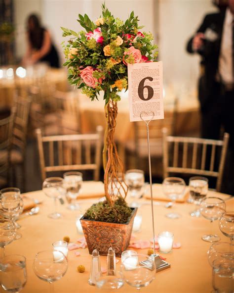 Colorful Topiary Centerpieces