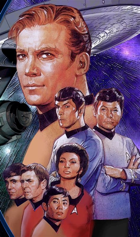 Starfleet Captain James T Kirks Page Star Trek Art Star Trek