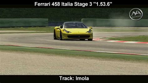 Assetto Corsa Imola Challenge Ferrari Italia Stage Youtube