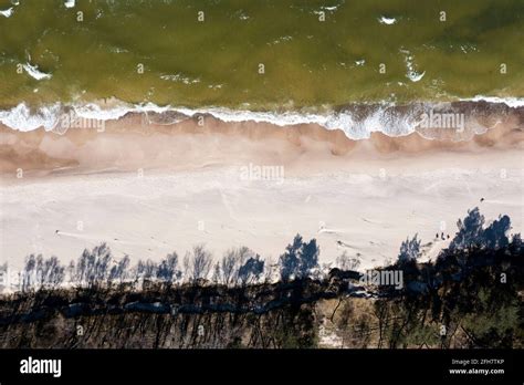 Sea Landscape Beaches And The Polish Coast On The Baltic Sea And The Baltic Sea Stock Photo Alamy