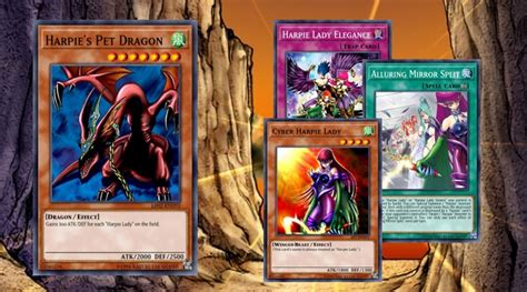 Collections Yu Gi Oh 40 Card Harpie Lady Deck Ready To Play Cartes à