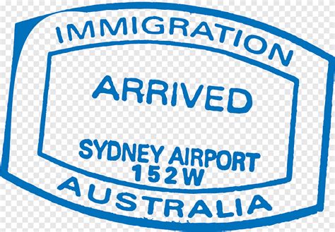 Immigration Arrived Stamp Illustration Visa Policy Of Australia Working Holiday Visa Travel