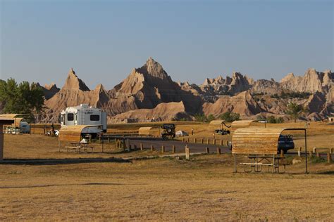 Campground In The Badlands Photo