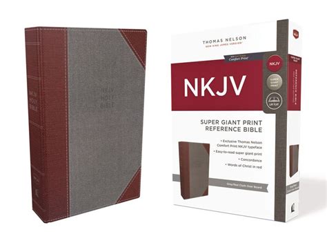 Nkjv Reference Bible Red Letter Edition [super Giant Print Gr Harpercollins Australia