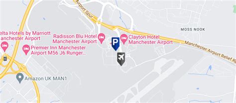 Manchester Airport Terminal Map