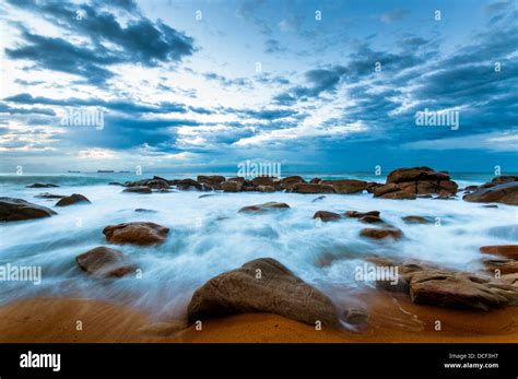 Umhlanga Rocks Beach At Daybreak Stock Photo Alamy