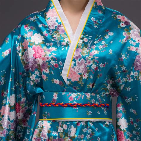 silk kimono for women japanese silk kimono robe with fancy embroidery including hand braided