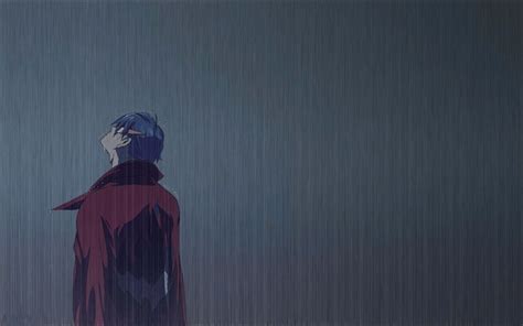 Rain Desktop Wallpapers Group Anime Boy Crying In The