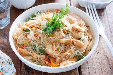 Диета корейские салаты Фунчоза с курицей и овощами | Доставка солений и корейских салатов Фунчоза с курицей и овощами | Доставка солений и корейских салатов Диета корейские салаты