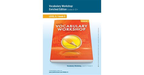 Vocab Workshop Level D