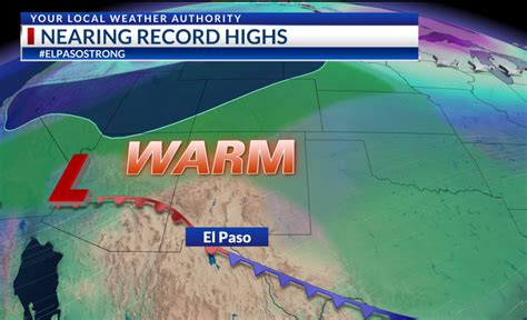 Weather On The Go Temperature Highs Near Records As It Nears The 70s Ktsm 9 News