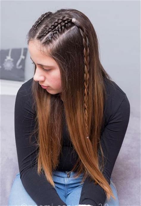 38 Cute And Easy Hairstyle For Primary School And Middle School Girls