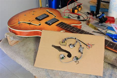 guitar kit builder semi hollow bass vintage wiring tweaked