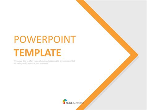 Template Powerpoint Orange Cari
