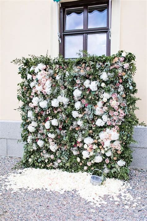 39 Flower Wall Wedding Backdrops Weddingomania