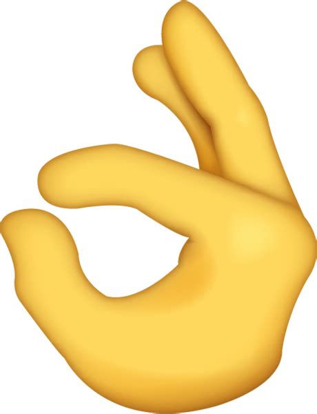 Ok Hand Sign Emoji Icon Ios
