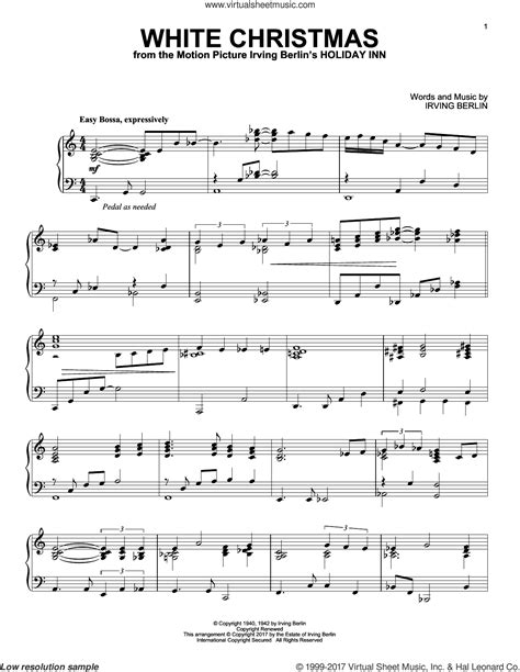 Our mixed ensemble christmas pieces are designed for various combinations of instruments. Berlin - White Christmas Jazz version sheet music for ...