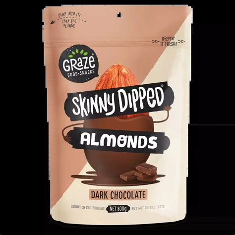 graze skinny dipped almonds dark chocolate kiwi kitchen