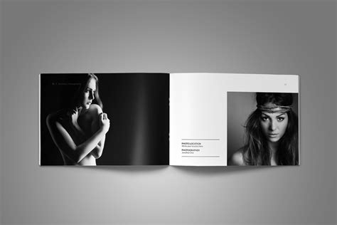 A5 Photography Portfolio Template in Brochure Templates on Yellow ...