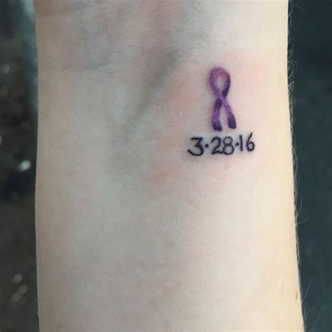 The purple ribbon is for chiari malformation, the blue in the wings means rare. My Journey with Chiari Malformation : Determination is ...