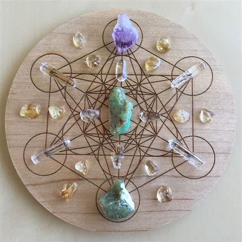 Most grids use a single crystal as the central stone (sometimes called the anchor stone), and one or more sets of compatible stones to we strongly urge you to use your intuition in building your grid, especially when it comes to selecting crystals. 'Abundance' Crystal Grid | Crystal grid, Crystal magic ...
