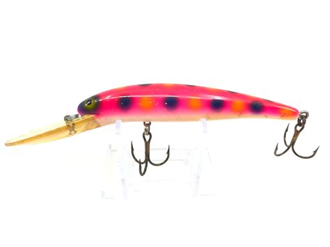 Bomber Long A 25a Pink With Purple Polka Dots Color Screwtail My Bait