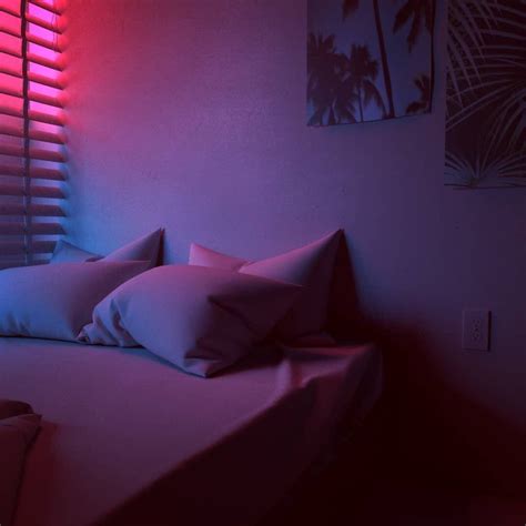 Night Neon Bedroom Aesthetic Trendecors