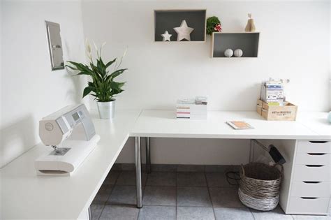 Your desk configuration may have worked but as time goes by, your requirements may change. Linnmon desk from IKEA alex drawers. Corner / L shape ...