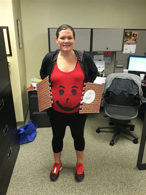 Creative Halloween Costume For The Office Kool Aid Man Kool Aid Man Costume Halloween