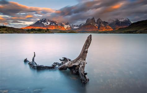 Wallpaper Mountains Lake Chile Patagonia National Park Torres Del
