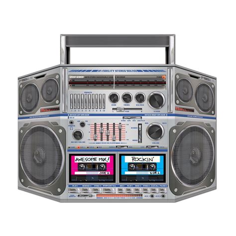 Boom Box Centerpiece Case Of 12 Boombox 80s Party Decorations Hip