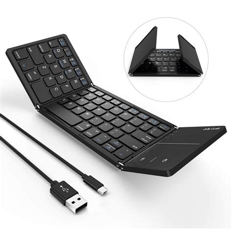 Buy Foldable Bluetooth Keyboard, Jelly Comb B003B Dual Mode USB Wired