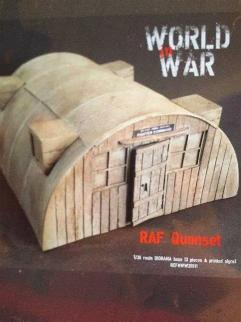 135 Diorama Base Ww2 Wwii Raf Quonset Hut Resin Model Kit
